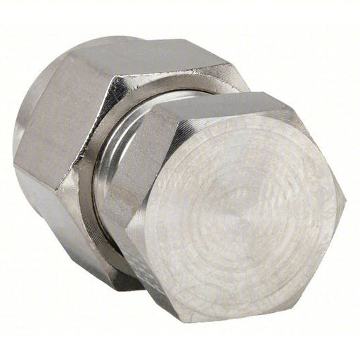 Parker 4BLEN4-316 Cap 316 Stainless Steel, Compression, For 1/4 in Tube OD, A-LOK®