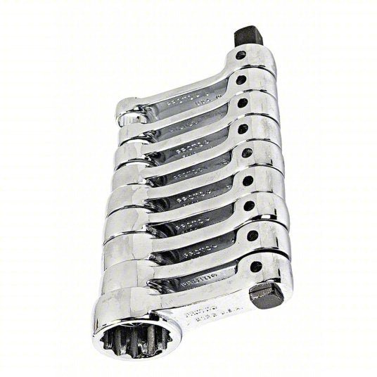 Proto J5100 Torque Adapter Set Alloy Steel, Chrome, 3/8 in Drive Size