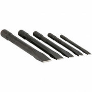 Proto J86000 Cold Chisel Set Steel, 3/8 in_1/2 in_5/8 in_3/4 in_7/8 in Blade Wd, Knurled Grip