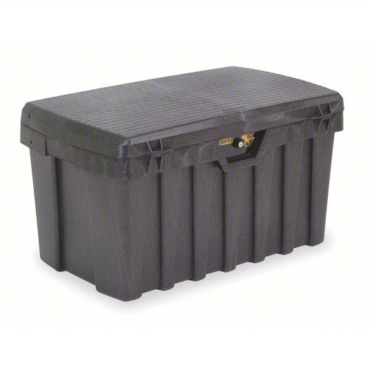 Contico G3725 Tool Box 37 in Overall Wd, 21 in Overall Dp, 20 in Overall Ht, Keyed, Black