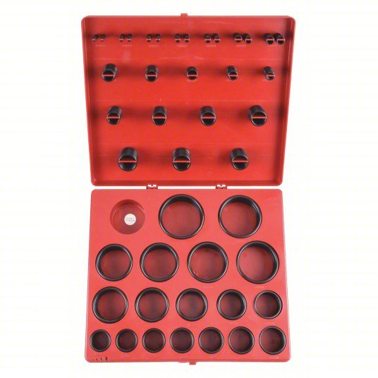 Redwood 1RGZ3 O-Ring Assortment SAE, Buna N, 485 Pieces, 37 # of Sizes, 70 Shore A
