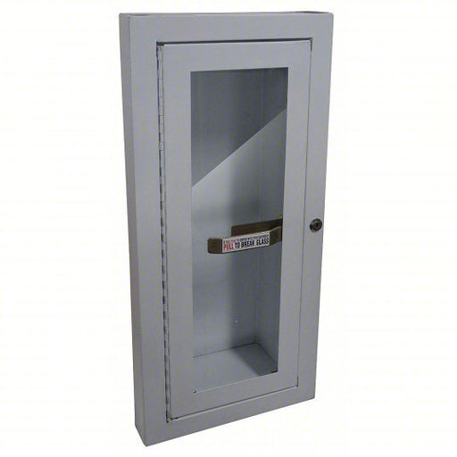 Redwood RW1RK38 Fire Extinguisher Cabinet For 10 lb Tank Wt, Cabinet, Semi-Recessed