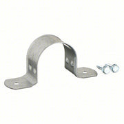 Nvent Caddy 1080125EG Pipe Strap Pre-Galvanized Steel, For 1 1/4 in Pipe, For 1 21/32 in Max OD