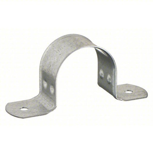 Nvent Caddy 1080125EG Pipe Strap Pre-Galvanized Steel, For 1 1/4 in Pipe, For 1 21/32 in Max OD