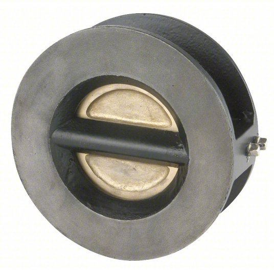 SSI 0600-125WTIBB-T 6" Wafer Flange Cast Iron Double Disc Check Valve
