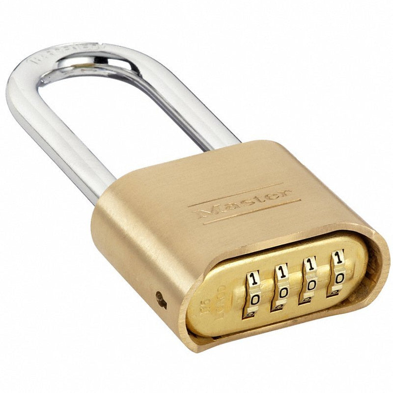 Master Lock 175LH Combination Padlock, Bottom, Brass
