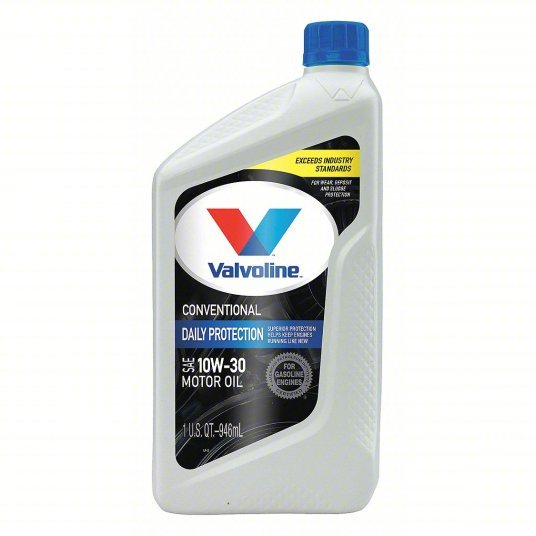 Valvoline 797578 Engine Oil Conventional, 1 qt Size, Bottle, 10W-30, Daily Protection