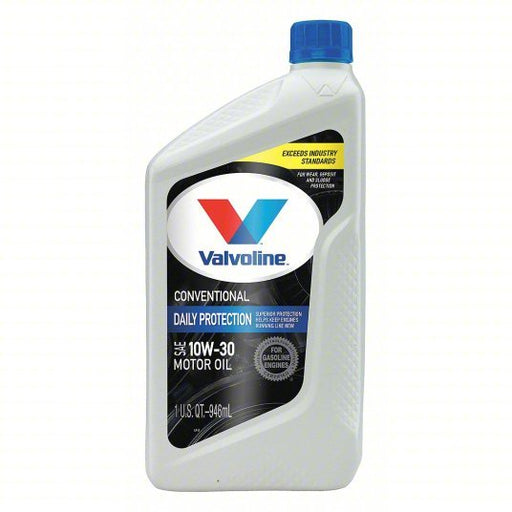 Valvoline 797578 Engine Oil Conventional, 1 qt Size, Bottle, 10W-30, Daily Protection