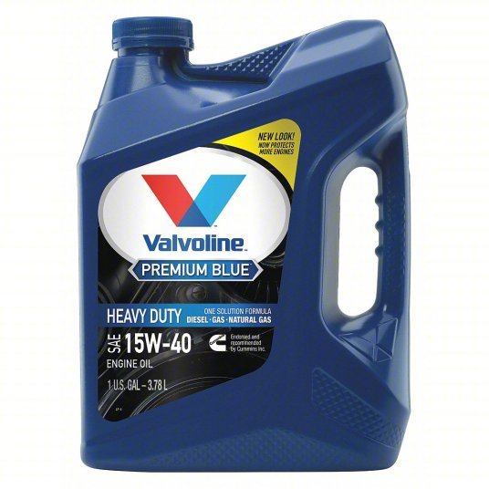 Valvoline 773780 Diesel Engine Oil Conventional, Diesel Engines, 1 gal Size, Jug, 15W-40, API/SAE, Amber