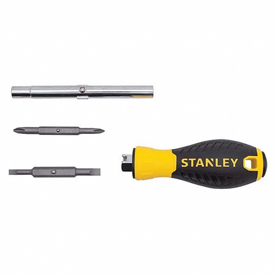 Stanley 68-012 Phillips, Standard Bit 7 3/4 in, Drive Size: 1/4 in, 5/16 in , Num. of pieces:4