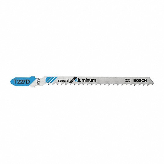 Bosch T227D Jigsaw Blade 8, 4 in Blade Lg, Bi-Metal, High Speed Steel, T Shank, 1 Pieces, 5 PK