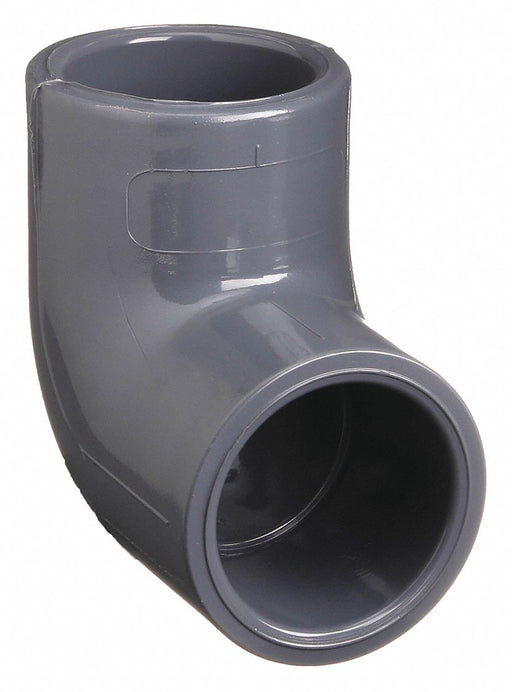 Approved Vendor 806-015 PVC 90-Degree Pipe Elbow, Schedule 80, 1-1/2 in