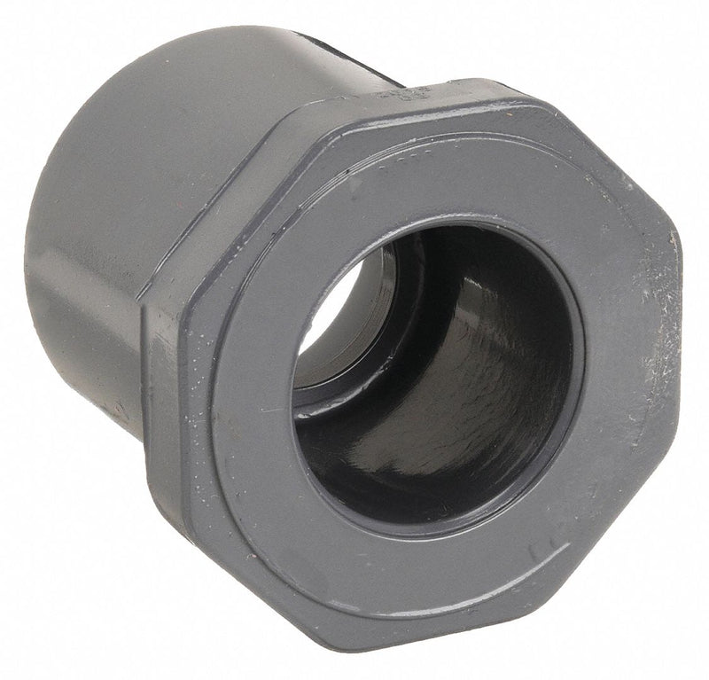 Approved Vendor 837-101 PVC Reducer Bushing, Schedule 80, 3/4 in x 1/2 in