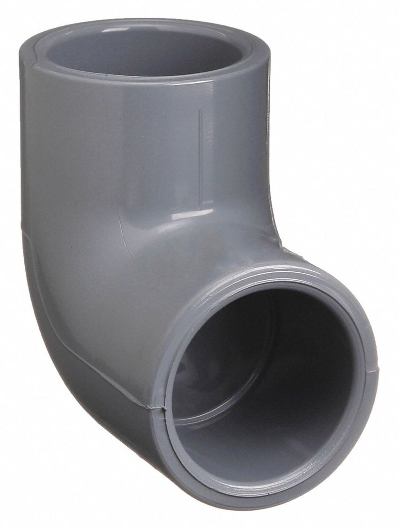 Approved Vendor 9806-015 CPVC 90-Degree Pipe Elbow, Schedule 80, 1-1/2 in