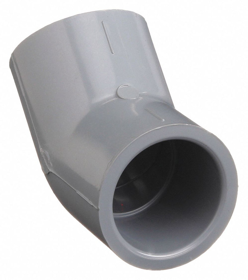 Approved Vendor 9817-007 CPVC 45-Degree Pipe Elbow, Schedule 80, 3/4 in