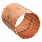 Nibco U600RS 1/2 Coupling, Rolled Tube Stop Wrot Copper, Cup x Cup, 1/2 in x 1/2 in Copper Tube Size