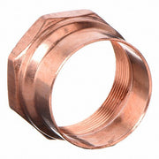 Nibco 603 1/2 Adapter Wrot Copper, Cup x FNPT, 1/2 in Copper Tube Size, For 5/8 in Tube OD, 1/2 in Pipe Size