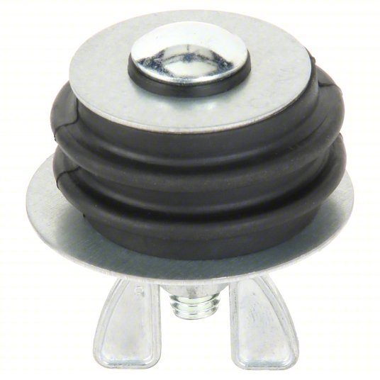Cherne 271527 Pipe Plug Wing Nut, End of Pipe, For 2 in Pipe, Natural Rubber Plug, 5 oz Test Plug Wt