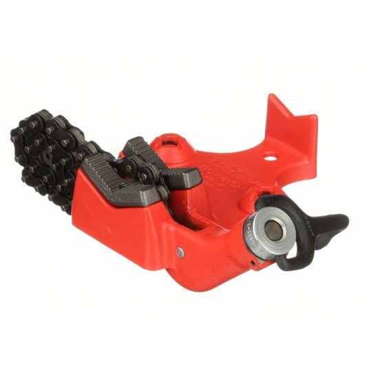 Ridgid 40195 Bench Chain Vise 0.13 in – 4 in Pipe Size Range, 4 in Max Ht, 4 in Min Ht, Metal