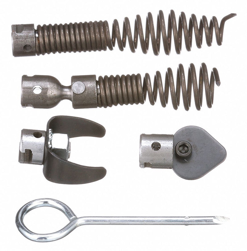 Ridgid 48482 Drain Cleaning Tool Set, 2 Augers, 2 Cutters, Use With K-45/K-45AF/K-50,  3/8 in Connection
