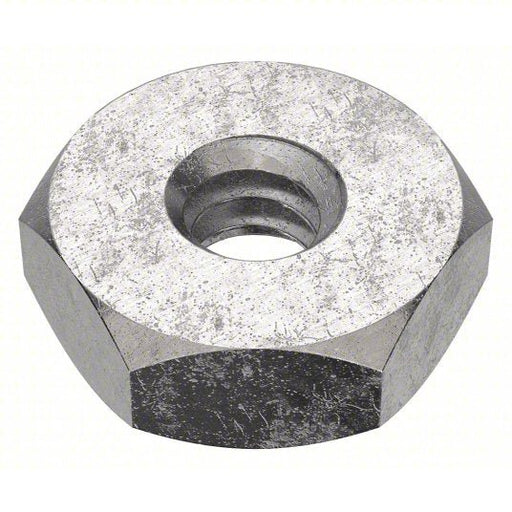 Fabory U51740.013.0001 Hex Nut #6-32 Thread, 5/16 in Hex Wd, 7/64 in Hex Ht, Stainless Steel, 18-8, Plain, 100 PK