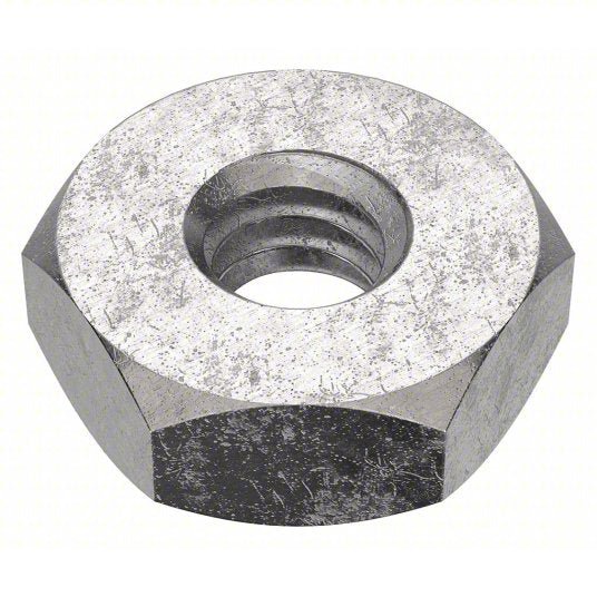 Fabory U51740.016.0001 Hex Nut #8-32 Thread, 11/32 in Hex Wd, 1/8 in Hex Ht, Stainless Steel, 18-8, Plain, 100 PK