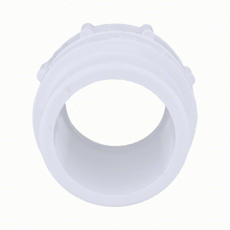 Redwood RW1WKU9 Trap Adapter Sch 40, 1 1/2 in x 1 1/2 in Fitting Pipe Size, Male Spigot x Female Socket, White