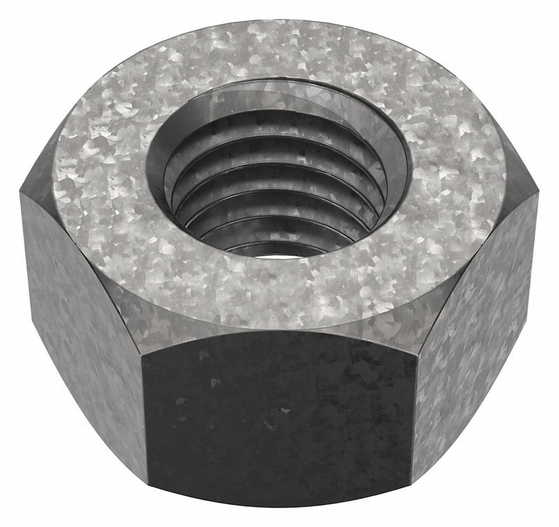 Approved Vendor U22281.062.0001 Hex Nut, Heavy Hex, 5/8"-11 Thread, 1 1/16 in Hex Wd, 39/64 in Hex Ht, Steel, Grade 2H, 25 PK