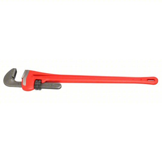 Ridgid 60 Heavy-Duty Pipe Wrench Cast Iron, 8 in Jaw Capacity, Serrated, 60 in Overall Lg, I-Beam