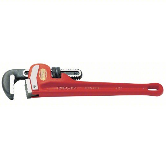 Ridgid 60 Heavy-Duty Pipe Wrench Cast Iron, 8 in Jaw Capacity, Serrated, 60 in Overall Lg, I-Beam