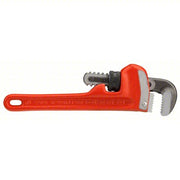Ridgid 31000 Heavy-Duty Pipe Wrench Cast Iron, 3/4 in Jaw Capacity, Serrated, 6 in Overall Lg, I-Beam