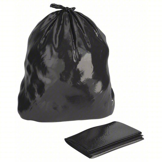 Ability One 8105-01-386-2323 Recycled Trash Bag 33 gal Black PK100