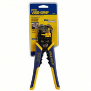 Irwin 2078300 Wire Stripper 24 AWG to 10 AWG, 8 in Overall Lg, Crimp/Cut, Deluxe Cushion Grip, 24 AWG to 10 AWG