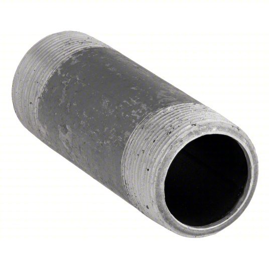 Redwood 40510 Nipple Black Steel, 3/4 in Nominal Pipe Size, 6 in Lg, Threaded on Both Ends, Schedule 80, Welded