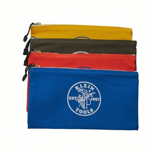 Klein 5140 Tool Bag Set Blue/Olive, 12 1/2 in Overall Wd, 3/4 in Overall Dp, 7 in Overall Ht