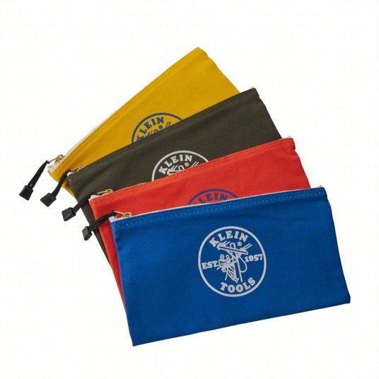Klein 5140 Tool Bag Set Blue/Olive, 12 1/2 in Overall Wd, 3/4 in Overall Dp, 7 in Overall Ht