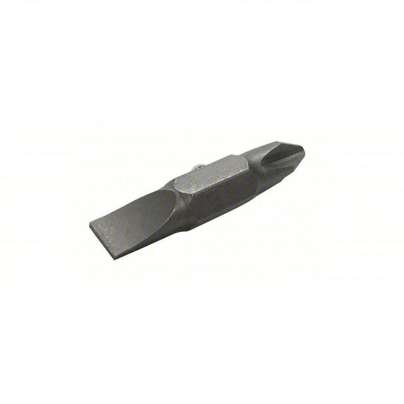Klein 32483 Bit #2 Phillips 1/4" Slotted, 2PK