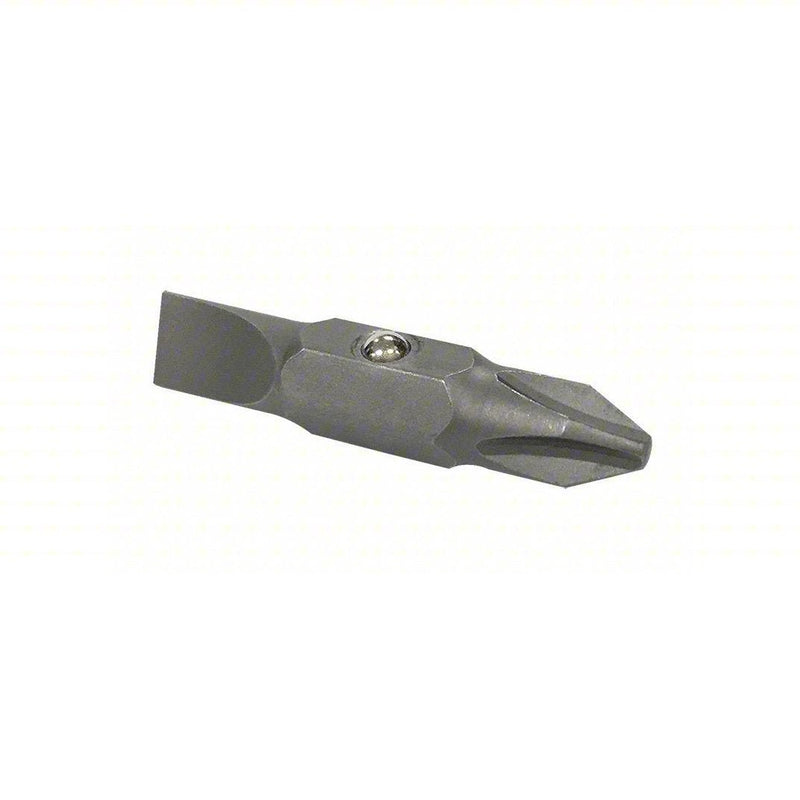 Klein 32483 Bit #2 Phillips 1/4" Slotted, 2PK