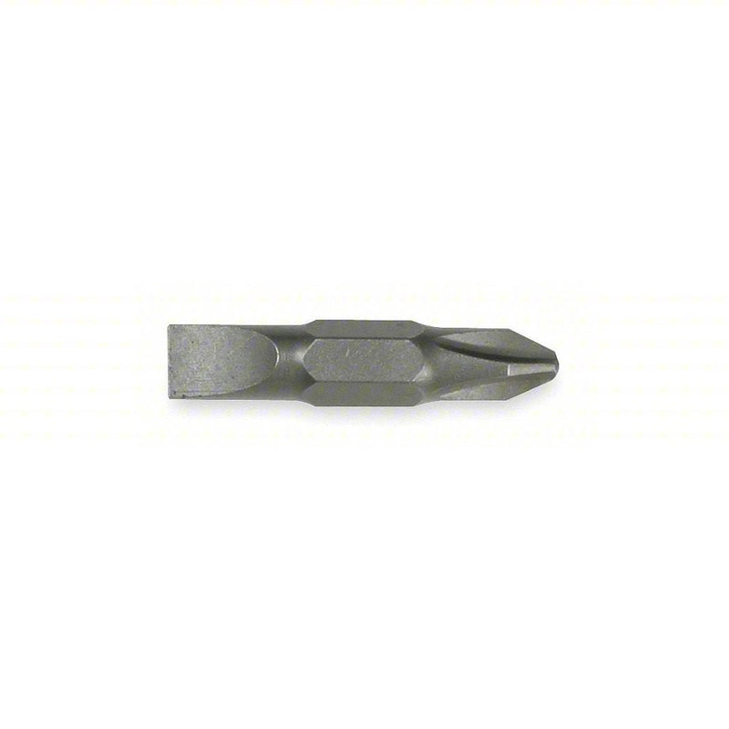 Klein 32483 Bit #2 Phillips 1/4" Slotted, 2PK