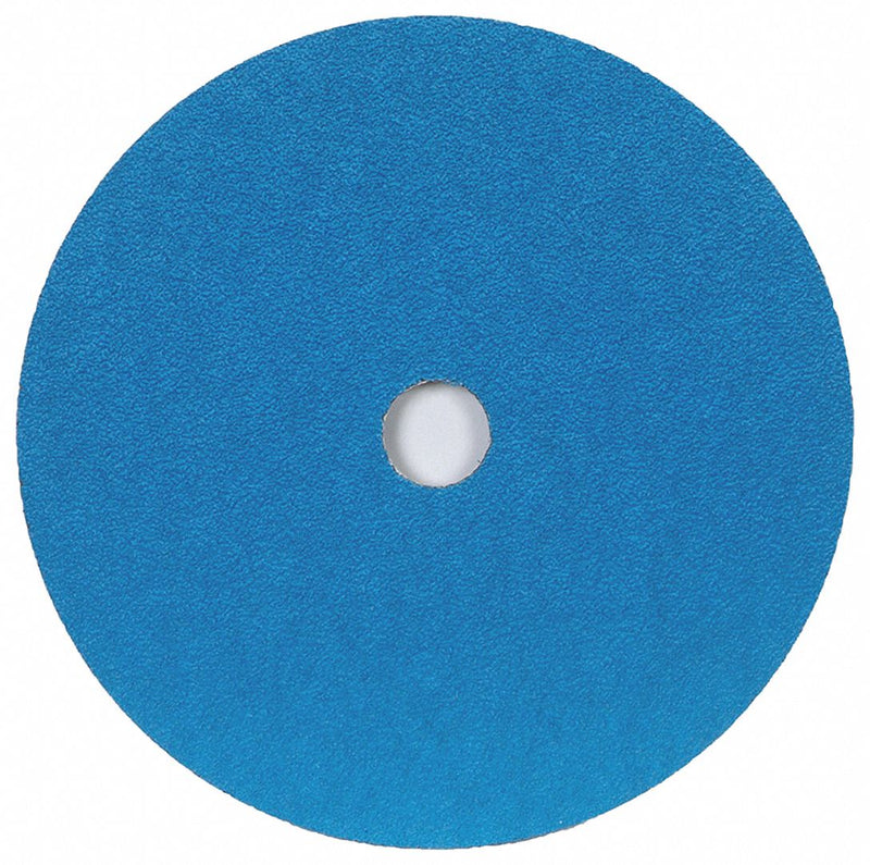 Norton 66261138457 Fiber Disc, 4-1/2 in x 7/8 in, Zirconia Alumina, 24 Grit, BlueFire F826, 25 PK
