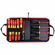 Wiha 32190 Insulated Tool Kit 15 Total Pcs, Drivers and Bits, Tool Case