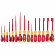 Wiha 32190 Insulated Tool Kit 15 Total Pcs, Drivers and Bits, Tool Case