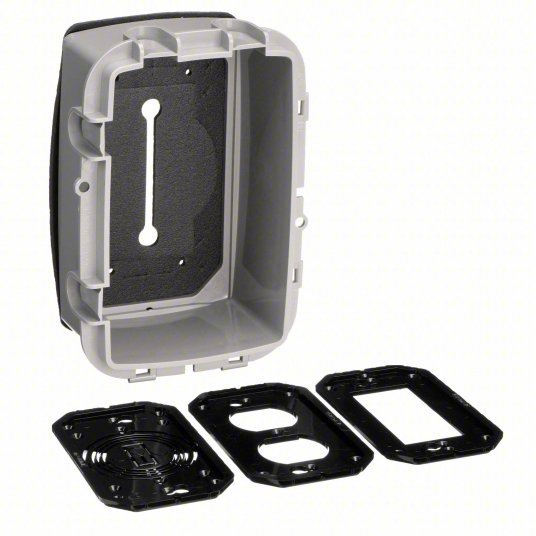 Intermatic WP3100C While In Use Weatherproof Cover 1 Gangs, Horizontal or Vertical, UV Stabilized Plastic