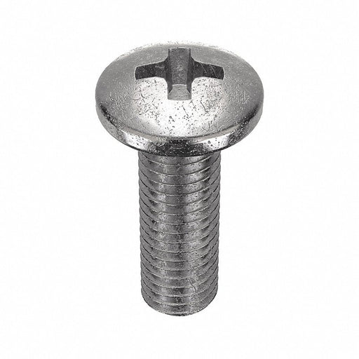 Redwood U51122.016.0050 #8-32 x 1/2 in Phillips Pan Machine Screw, Plain 18-8 Stainless Steel, 100 PK
