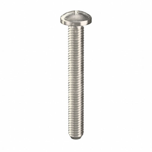 Approved Vendor 1ZE30 Machine Screw, #10-32 Thread Size, 1 1/2 in Lg, Stainless Steel, Plain, Pan, Phillips, 100 PK