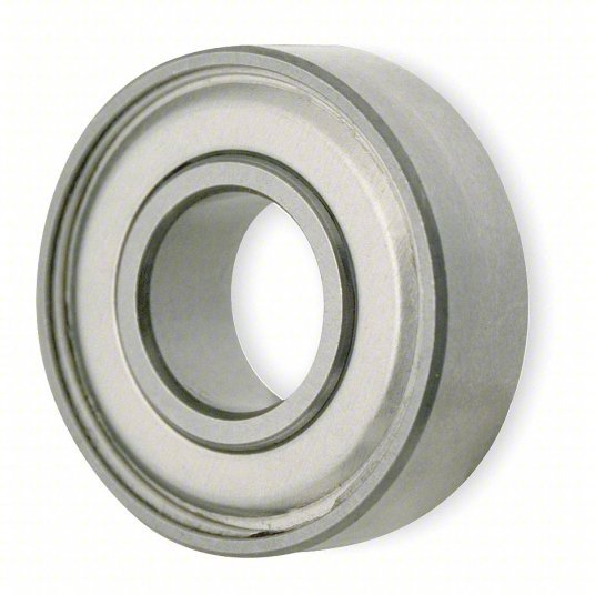 Dayton 1ZFD9 Miniature Ball Bearing, Bore Dia. 6.00mm, Outside Dia. 10.00mm, Width 3.00mm
