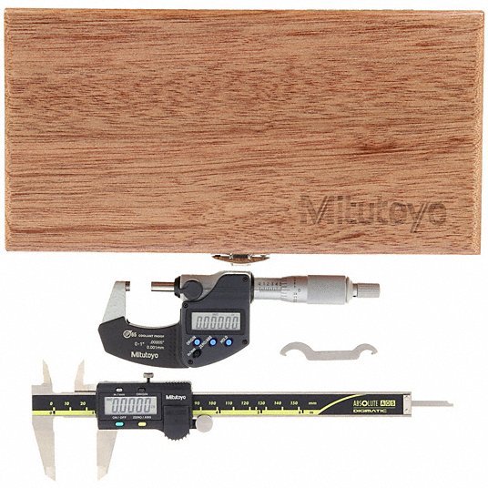 Mitutoyo 64PKA076B Precision Measuring Kit, Digital, Ratchet - Redwood.KV1ZRV5