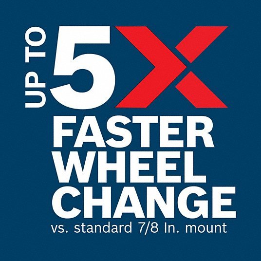 Bosch GWX18V-13PN Angle Grinder 5 in_6 in Wheel Dia, Brushless Motor, 18V DC, Std Head, Barrel Grip Grip, Tool Only