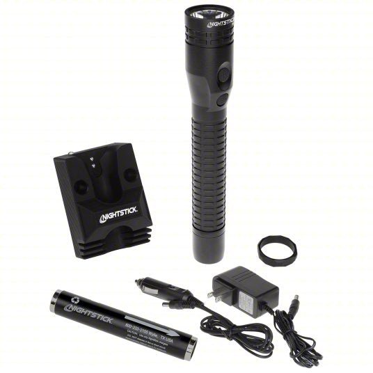 Nightstick NSR-9940XL Rechargeable Flashlight 650 lm Max Brightness, 4.25 hr Run Time at Max Brightness, Black