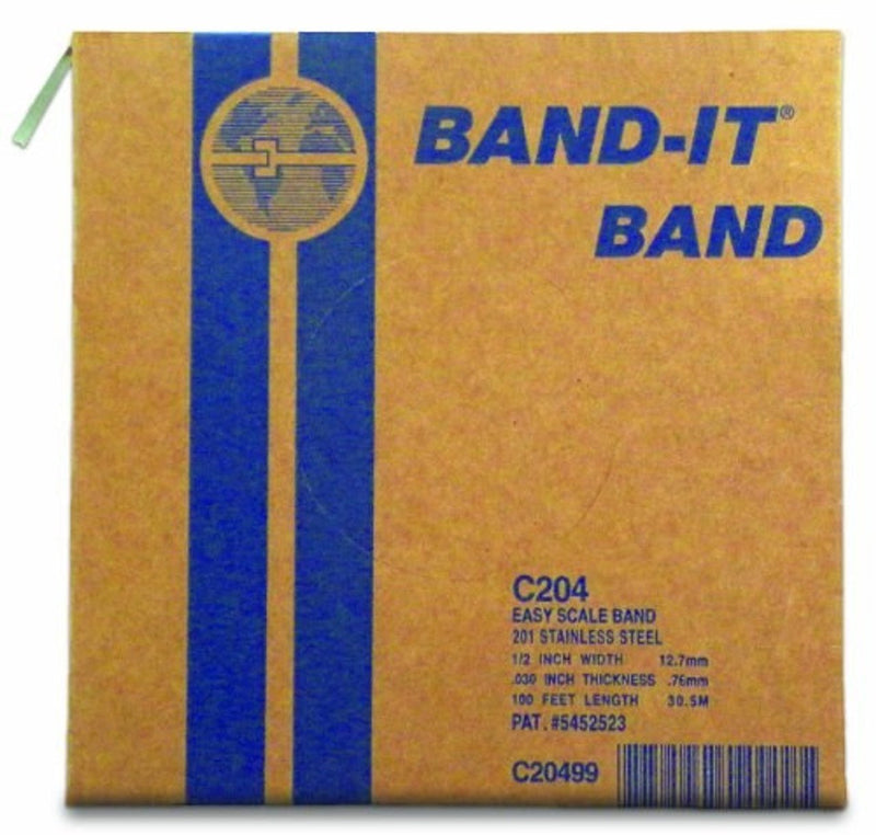 Band It C20499 1/2 in. 201 Stainless Steel Band Roll 100 ft. Roll